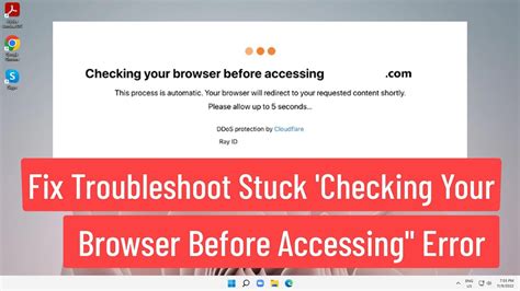 Checking your browser .